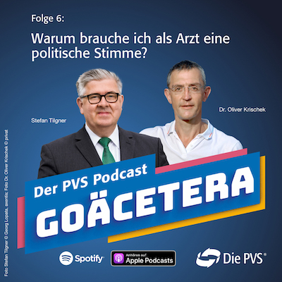 Keyvisual PVS Podcast GOÄcetera Folge 6